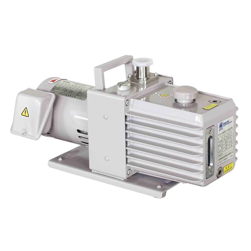 Three Phase Oil Lubricated Vane Type Vacuum Pump Powder Coating White Color